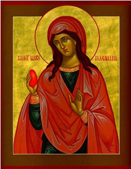 Icon of the Holy Myrrhbearer and Equal-to-the-Apostles Mary Magdalene